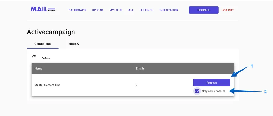 ActiveCampaign enable email verification