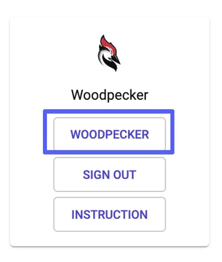 Woodpecker button