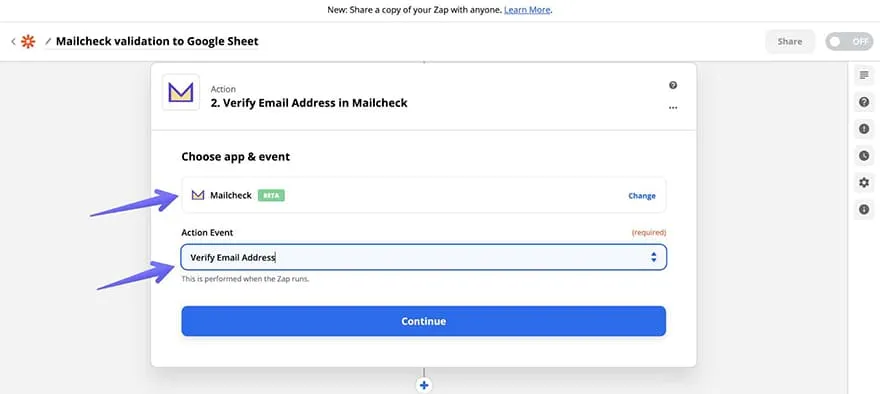 verify email address